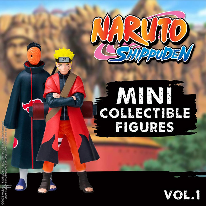 P.M.I. Naruto Shippuden - Mini figuras coleccionables de 12 unidade...