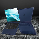 MOSISO Funda compatible con MacBook Air de 13 pulgadas M5 M4 M3 M2...