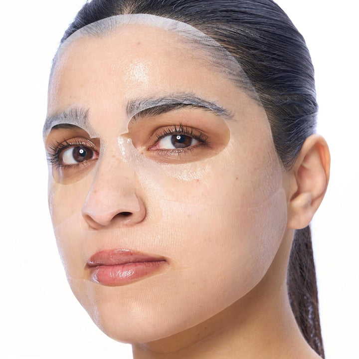Bliss Ácido hialurónico + mascarilla de colágeno vegano para hidrat...