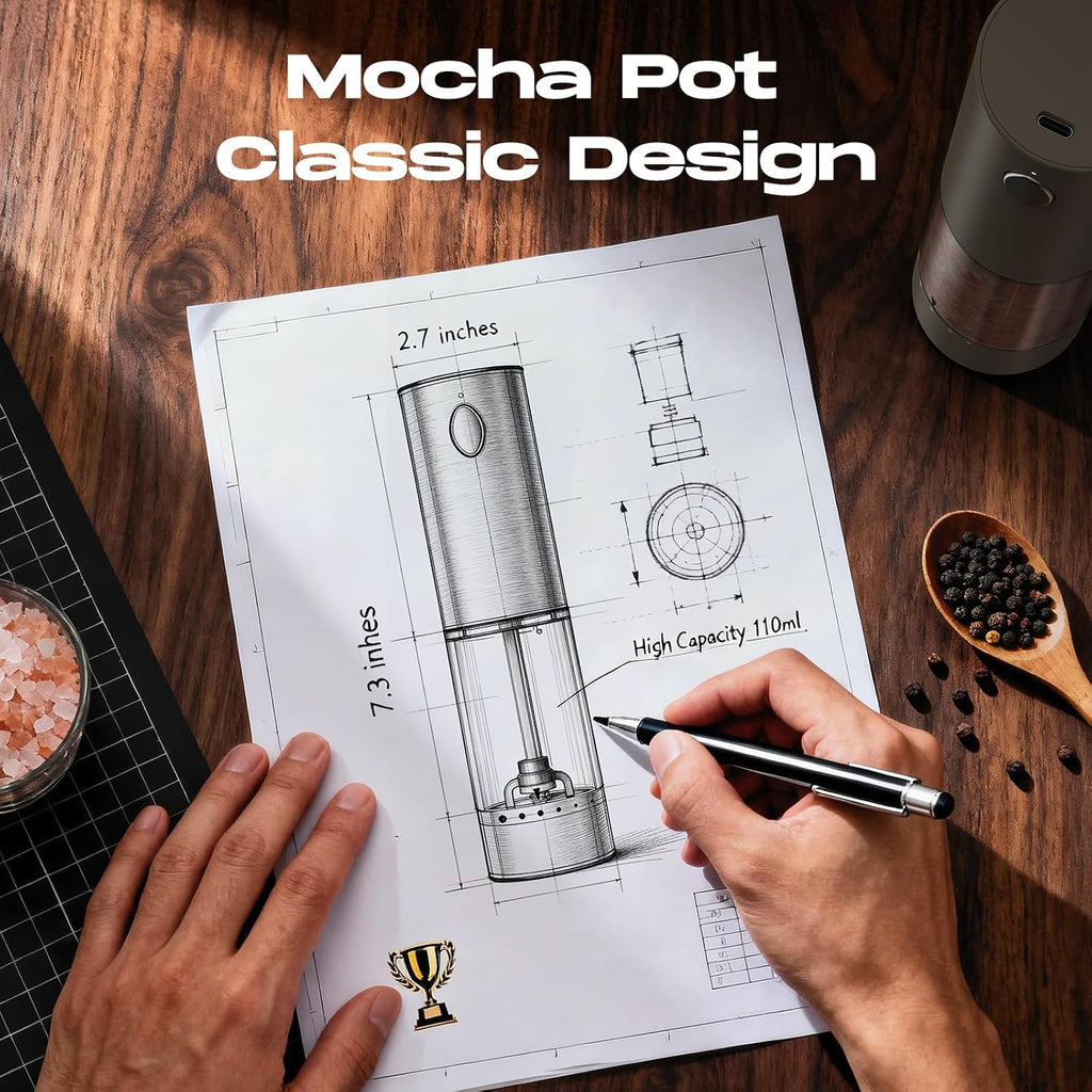 Juego de molinillo eléctrico de sal y pimienta, salero y pimentero automático recargable con 6 grosores ajustables, molinillo de pimienta de gran capacidad, electrodomésticos de cocina, regalos para