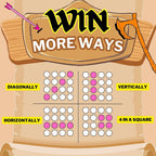 Connect War - Juego de mesa 4 en fila para 2 a 6 jugadores, juegos de madera hechos a mano para juegos familiares y grupales, juego de madera cuatro en una fila