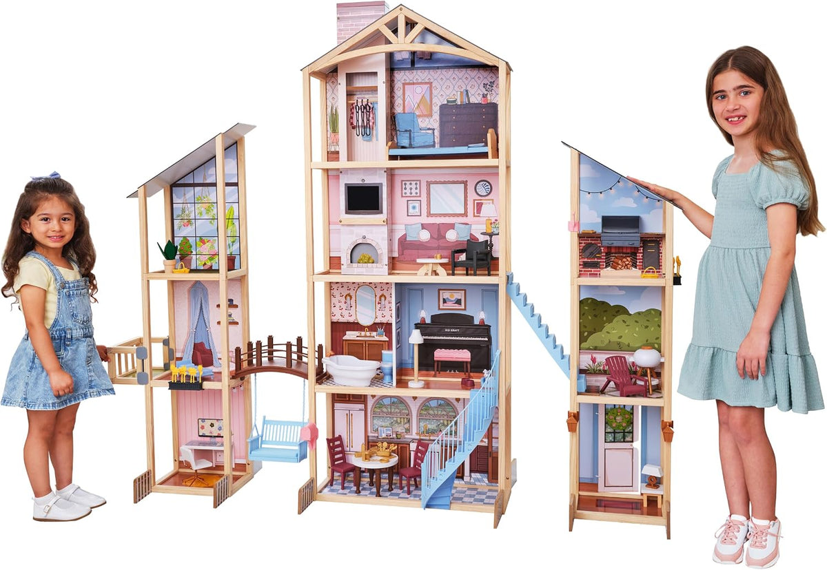 KidKraft Kraft tu Way™ Magnolia Mansion Dollhouse; 71 Pc Amazon Exclusive