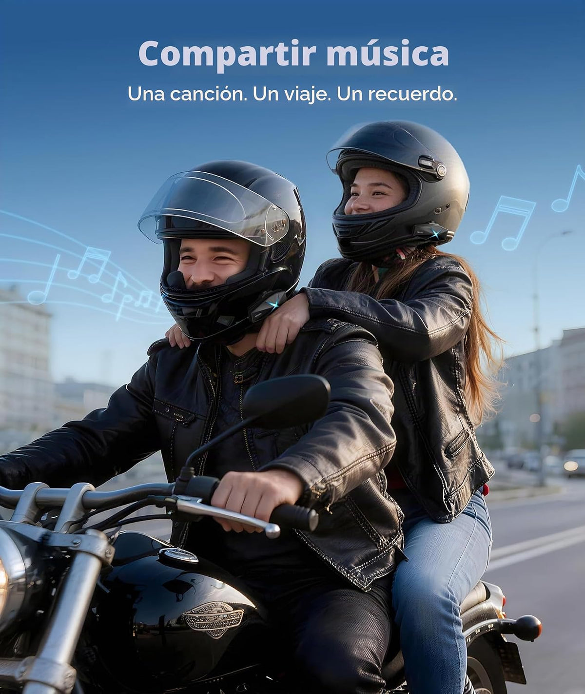 ASMAX Auriculares Bluetooth para motocicleta F1s con control de voz