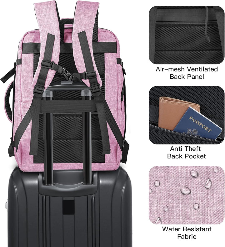 Mochila de transporte, mochila de viaje de 40-50L para hombres y mu...