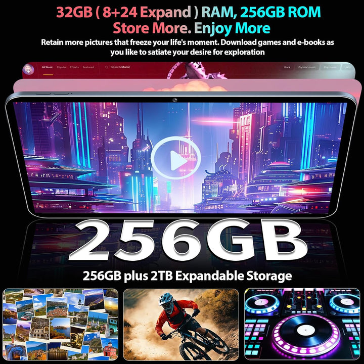 Tableta de 13 pulgadas, tableta Android 16 2026 con teclado, expans...