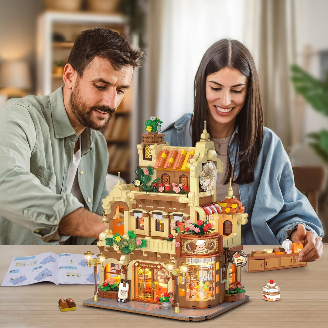 City Bakery Cafe House - Juego de construcción de casa con