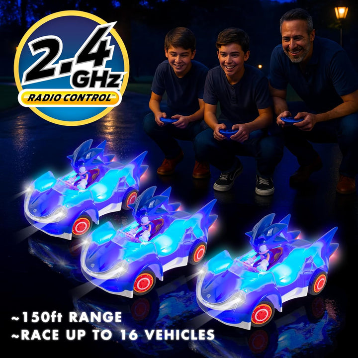 NKOK Listo para Usar, Escala 1\/28, RC Sonic Glow Racer