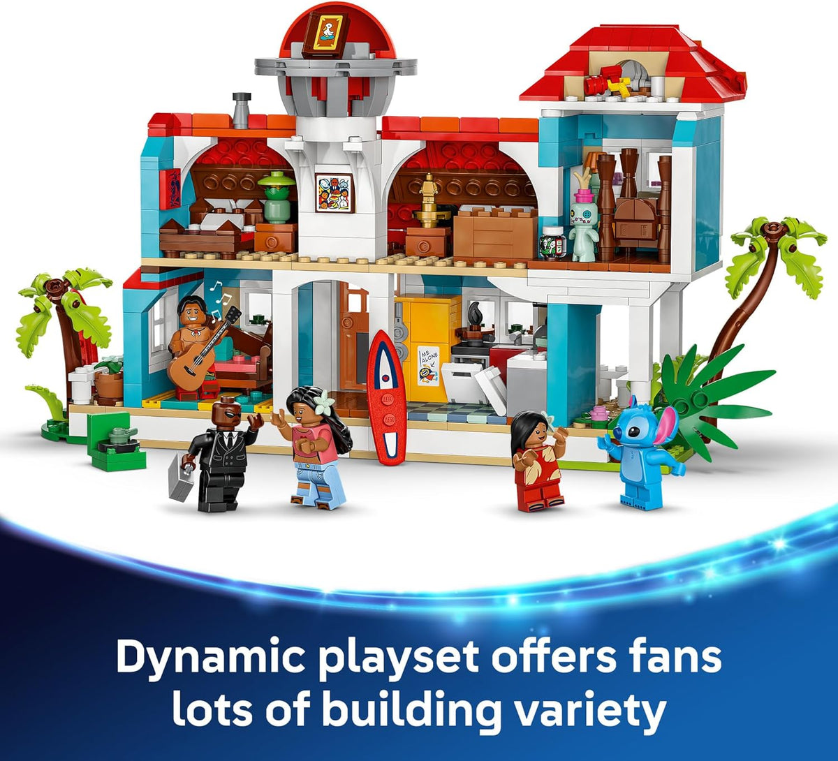LEGO Disney Lilo and Stitch Beach House Toy Juego de
