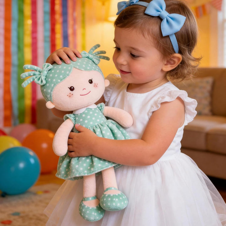 Onetoo Muñeca de Trapo de Felpa Mi Primera Muñeca de Bebé Muñeca de...