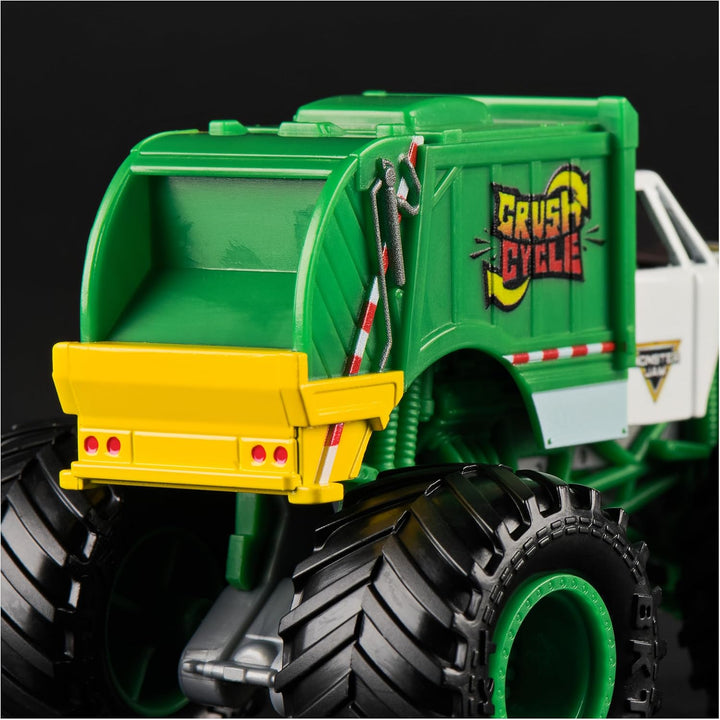 Monster Jam Camión monstruo oficial de Crush Cycl vehículo