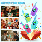 Vvinca Walkie Talkies para Niños Recargables Paquete de 4, Walkie T...