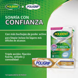 Super Poligrip Extra Care - Crema adhesiva para dentaduras postizas...