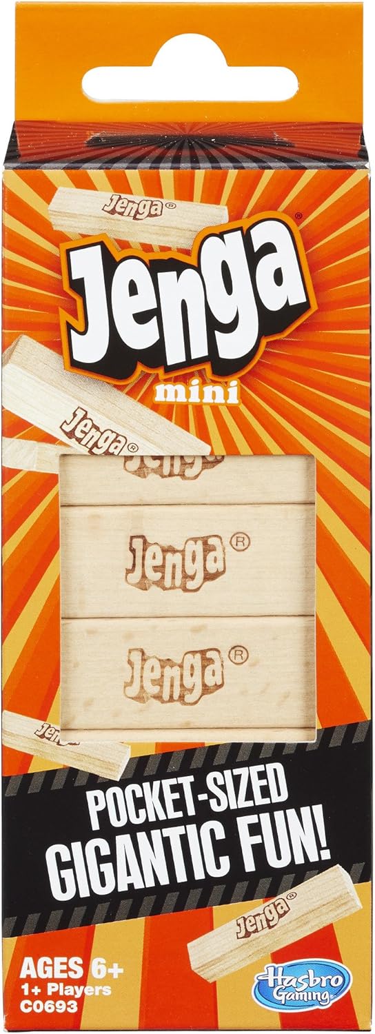 Hasbro Gaming Mini juego Jenga marrón/a para mayores de 6