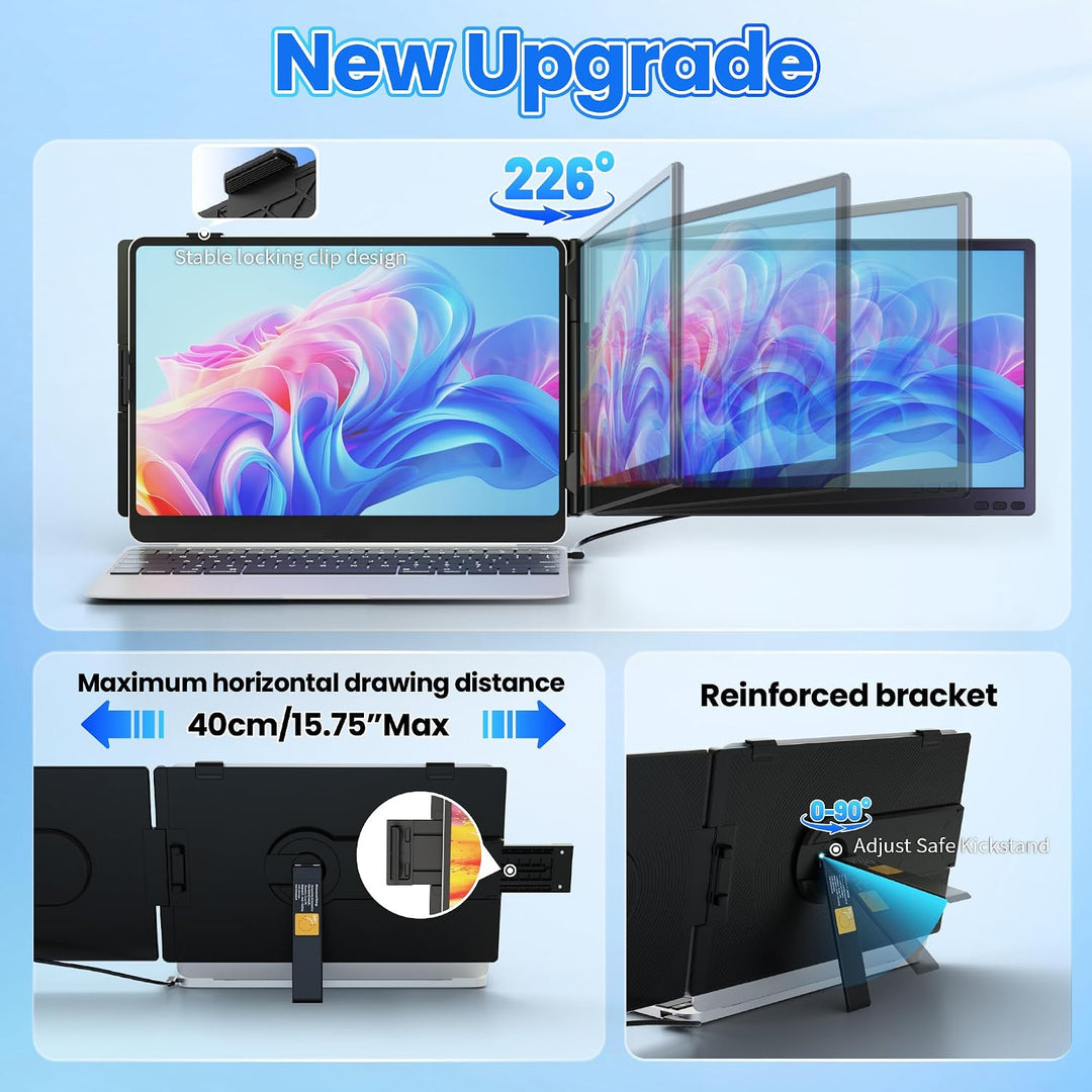 Extensor de pantalla para laptop, ultra ligero de 14 pulgadas FHD 1...