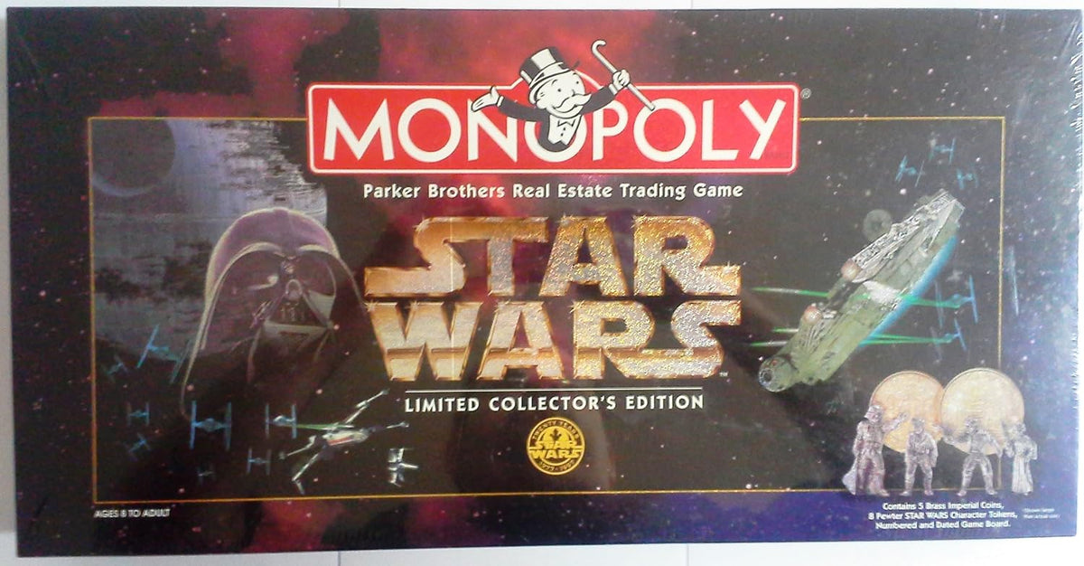 Monopoly 1997 Star Wars Monopoly Edición Limitada 20 Aniversario de Coleccionista