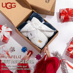 UGG Nita - Manta reversible de vellón de felpa, 50 x 70 pulgadas, color