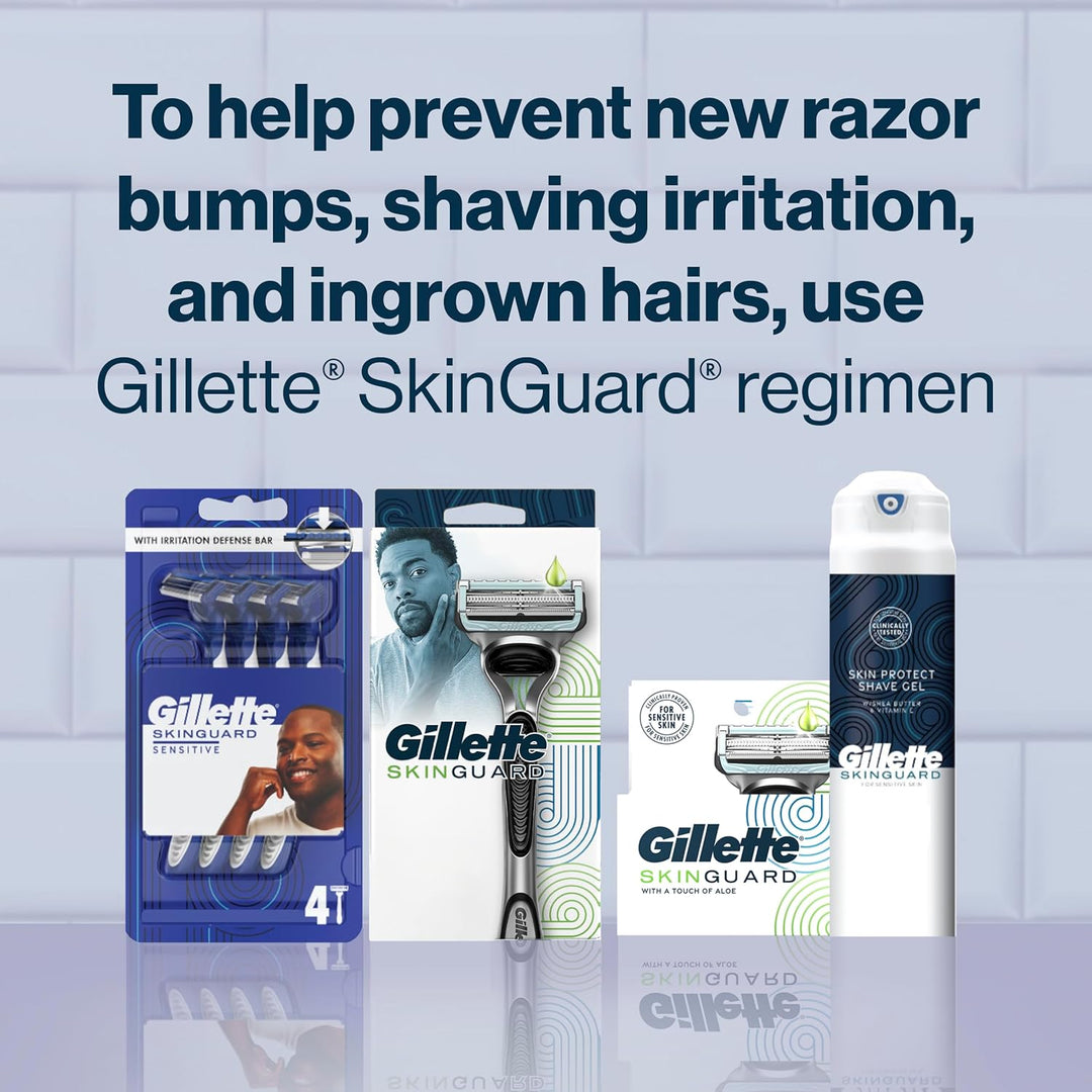 Gillette SkinGuard - Cuchillas de afeitar para hombre, 8 repuestos...