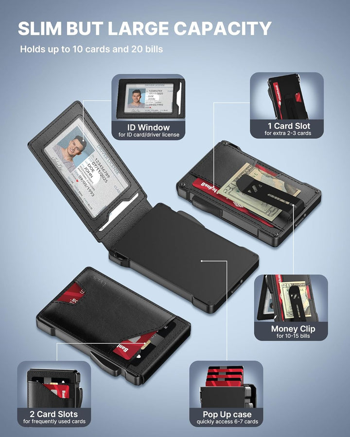 typecase Billetera Táctica para Hombres Porta Tarjetas: Estuche de...