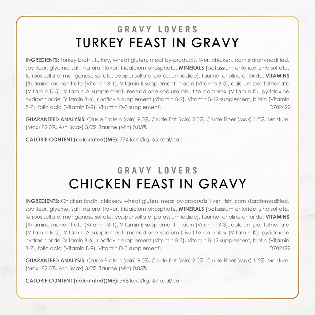 Purina Fancy Feast, Paquete de comida gourmet húmeda para gatos, (24), 3 oz en latas, 0