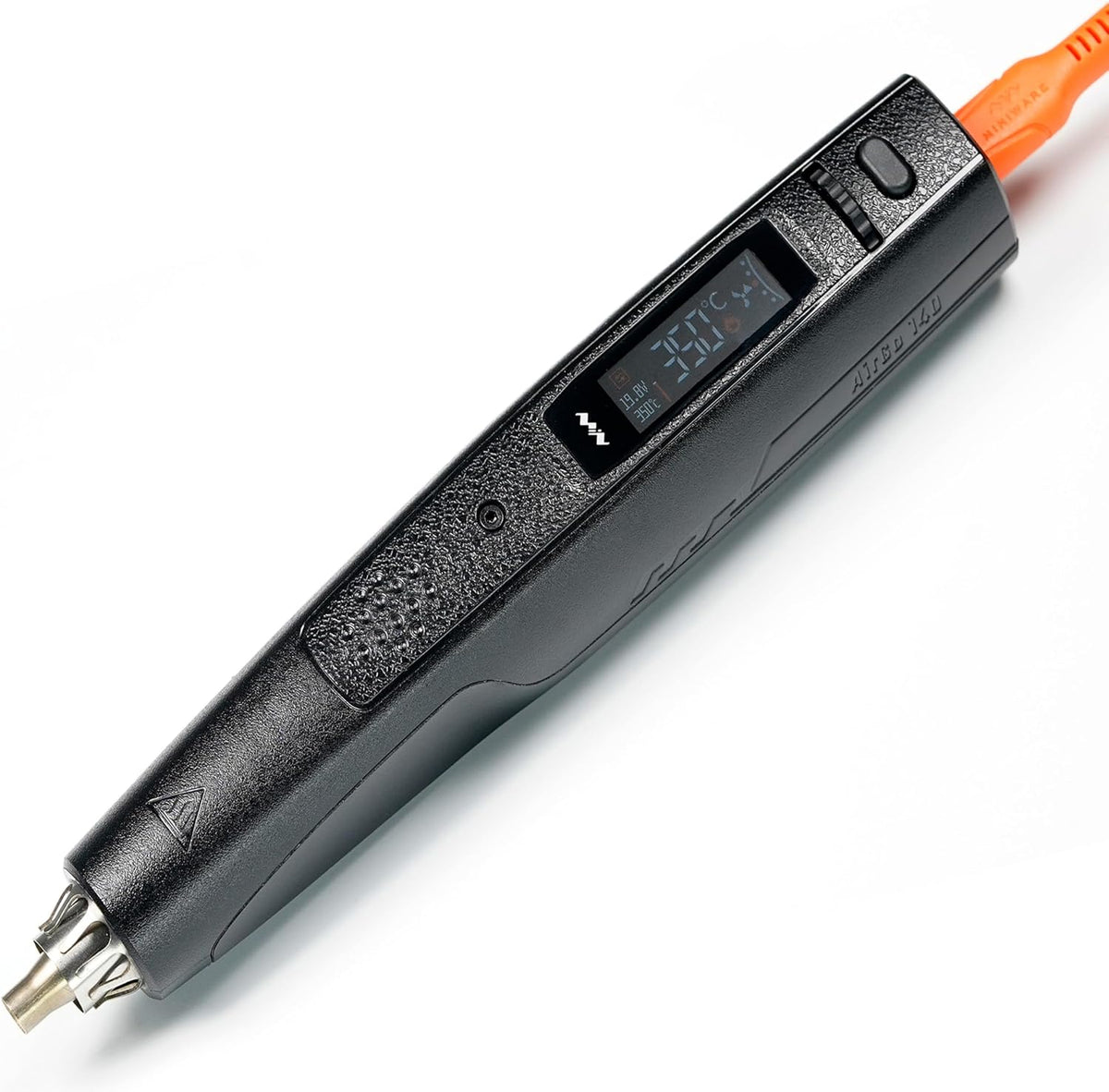 MINIWARE AirGo140 - Pistola de aire caliente inteligente portátil, PD/DC 20-28V de entrada de potencia máxima 140W, control de temperatura PID de 176-842 °F, cuerpo en forma de bolígrafo