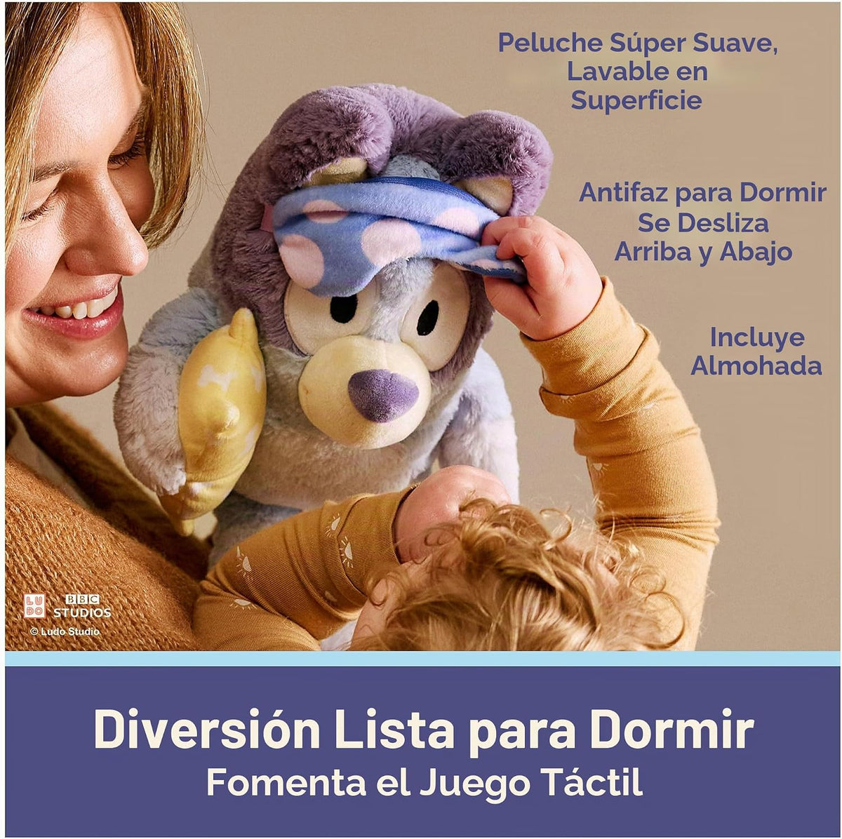 GUND Bedtime Bluey 13-Inch Interactive Talking Musical Plush Toy para Babies