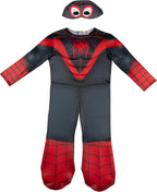 Disfraz oficial MARVEL para niño pequeño - Edición Deluxe de Halloween: Mono acolchado de primera calidad y pieza de tela para la cabeza (3T-4T)