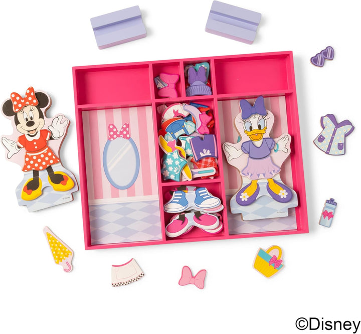 Melissa Doug Disney Minnie Mouse y Daisy Duck Vestidor