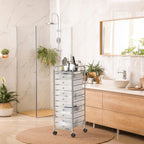 Lámpara Simple Houseware Organizador de carrito utilitario con ruedas de 10 cajones