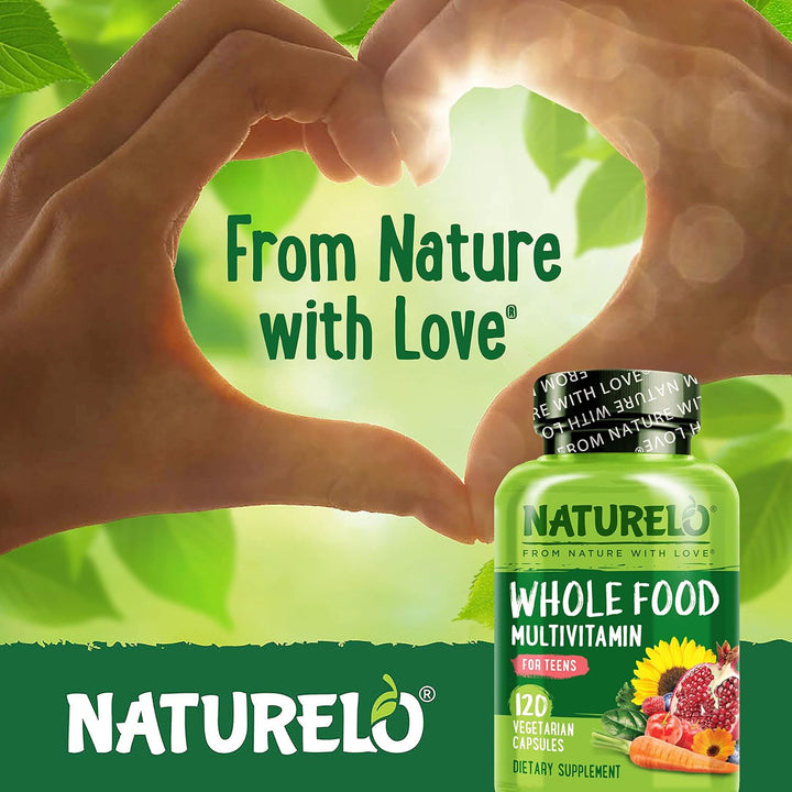 NATURELO Multivitaminas para Adolescentes Niñas\/Niños, 120 Cápsula...