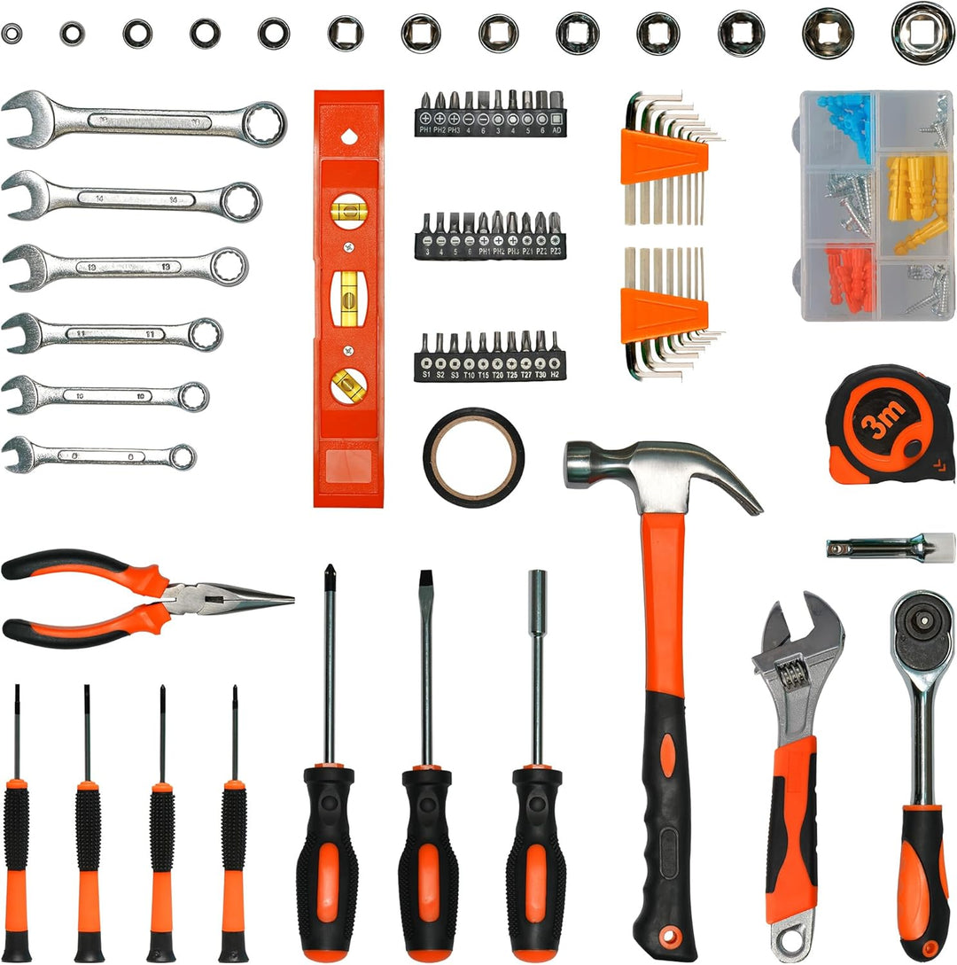 Kit de herramientas de reparación para el hogar de 141 piezas, jueg...