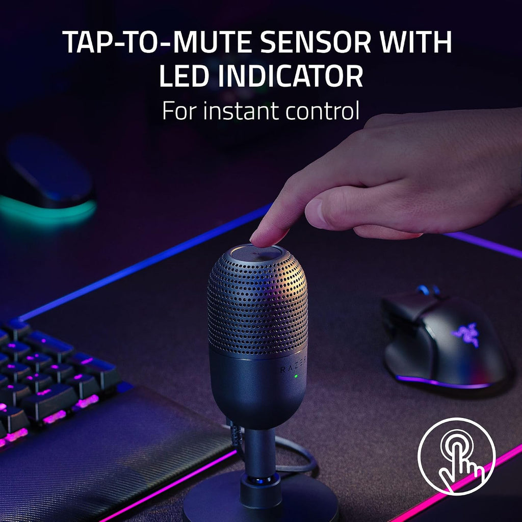 Razer Seiren V3 Mini micrófono USB, micrófono condensador supercardioide