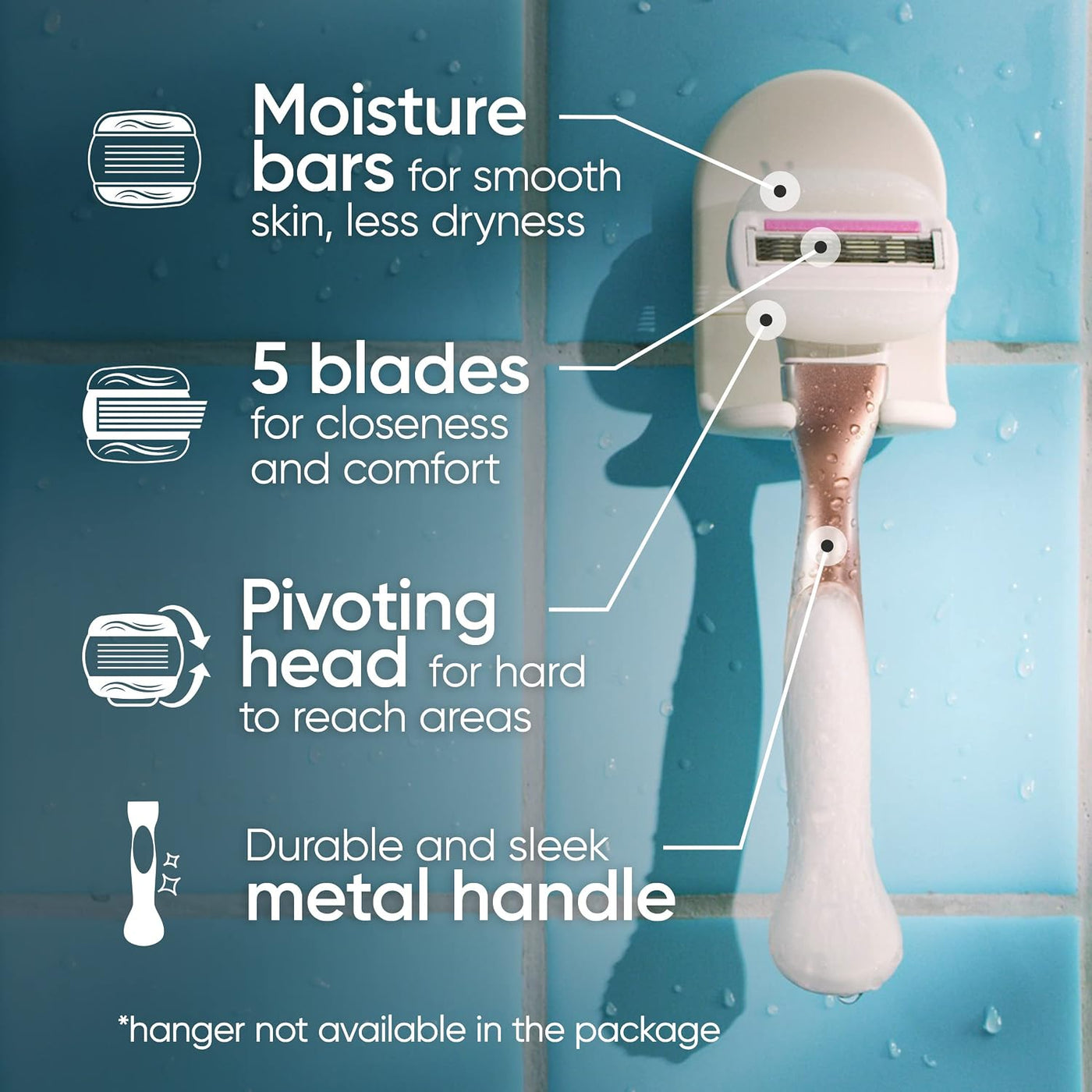 Gillette Venus Comfortglide plus Olay Sugarberry - Maquinilla de af...