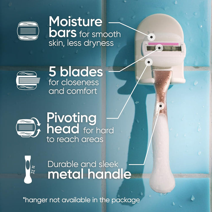 Gillette Venus Comfortglide plus Olay Sugarberry - Maquinilla de af...