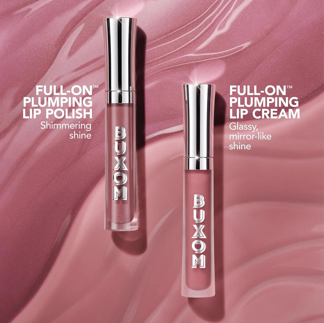 BUXOM Crema de labios voluminosa, brillo hidratante con péptidos y...