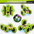 QUNREDA - Auto de control remoto para niños de 6 años en adelante, Verde