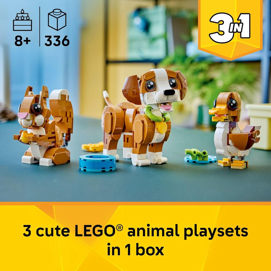 LEGO Creator 3 en 1 Cute Animals Juguete de construcción