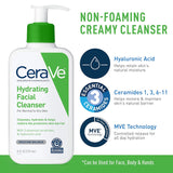 CeraVe Set hidratante para el cuidado de la piel, crema hidratante...