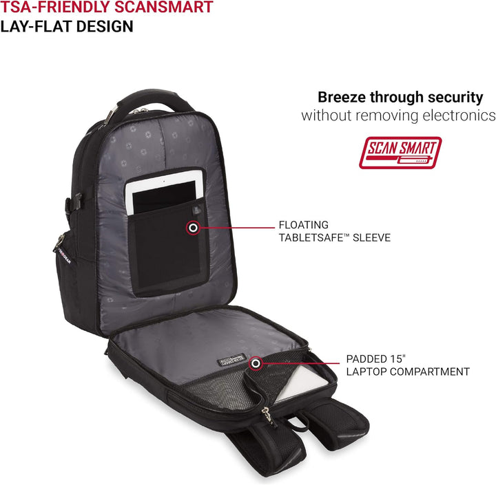 SwissGear Endure ScanSmart \u2013 Mochila para laptop con tecnologí...