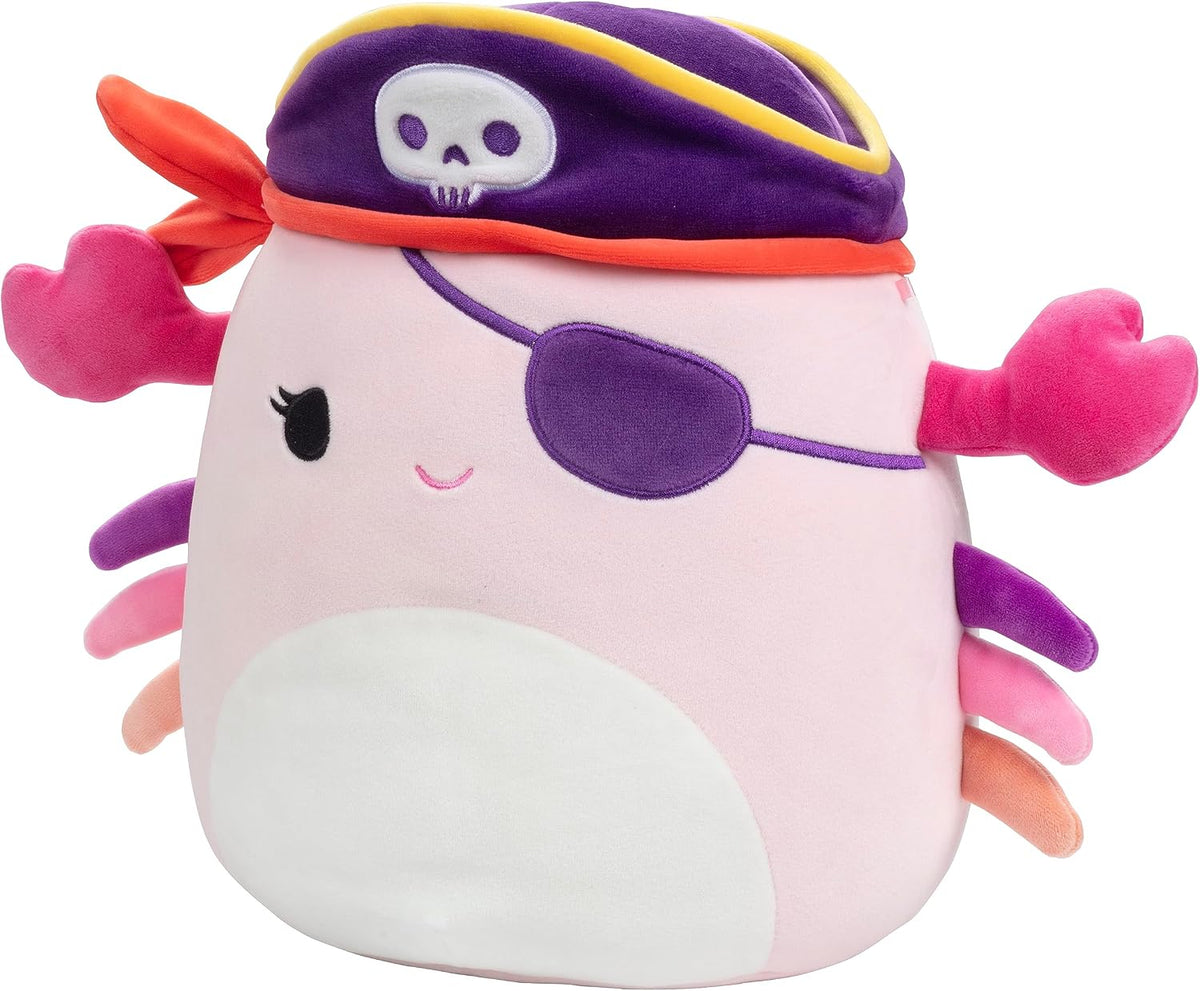 Squishmallows Juguete de peluche de 10 pulgadas de Cailey Cailey Pirate
