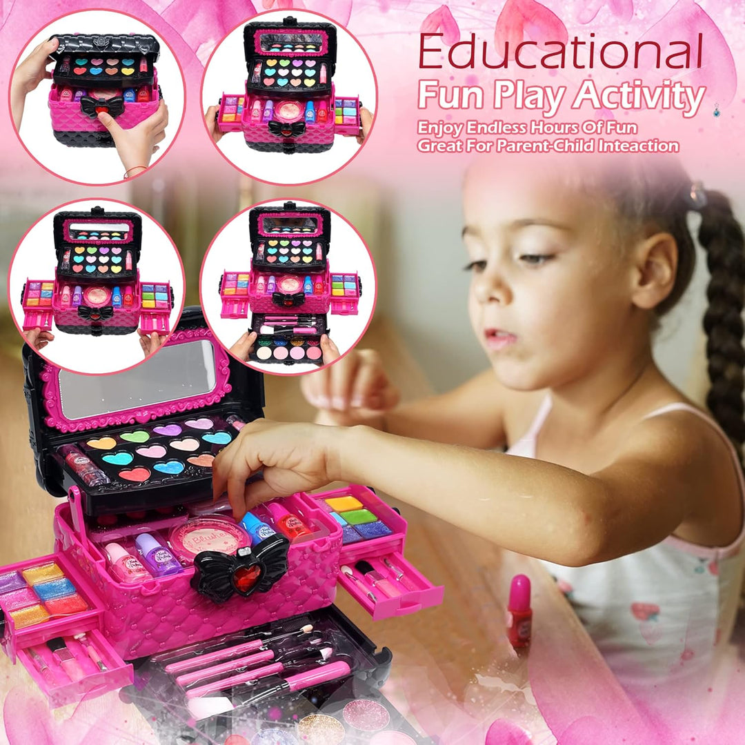 Juegos de maquillaje para niñas - Kit de maquillaje para niñas, Maq...