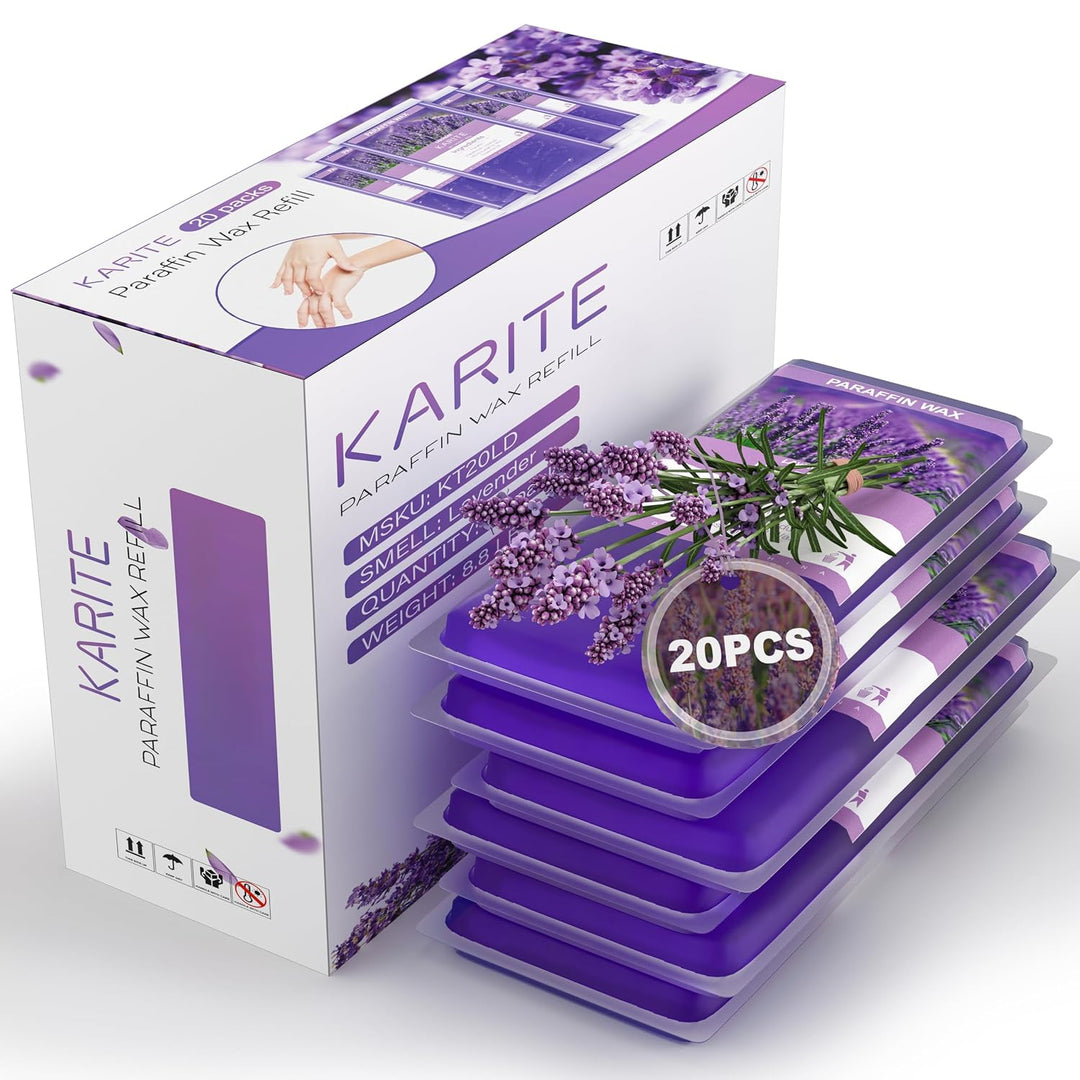 Karite - Recambios de cera de parafina, paquete de 20 cuentas de ce...