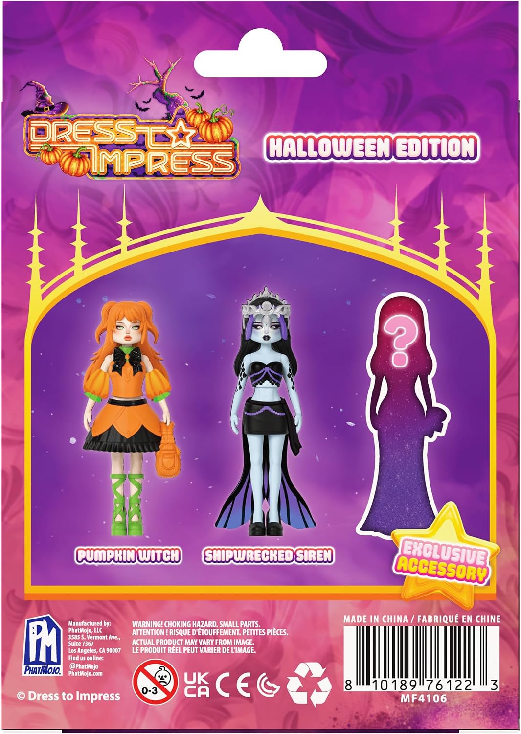 PhatMojo Dress to Impress - Modelos misteriosos - Paquete de 3 muñe...