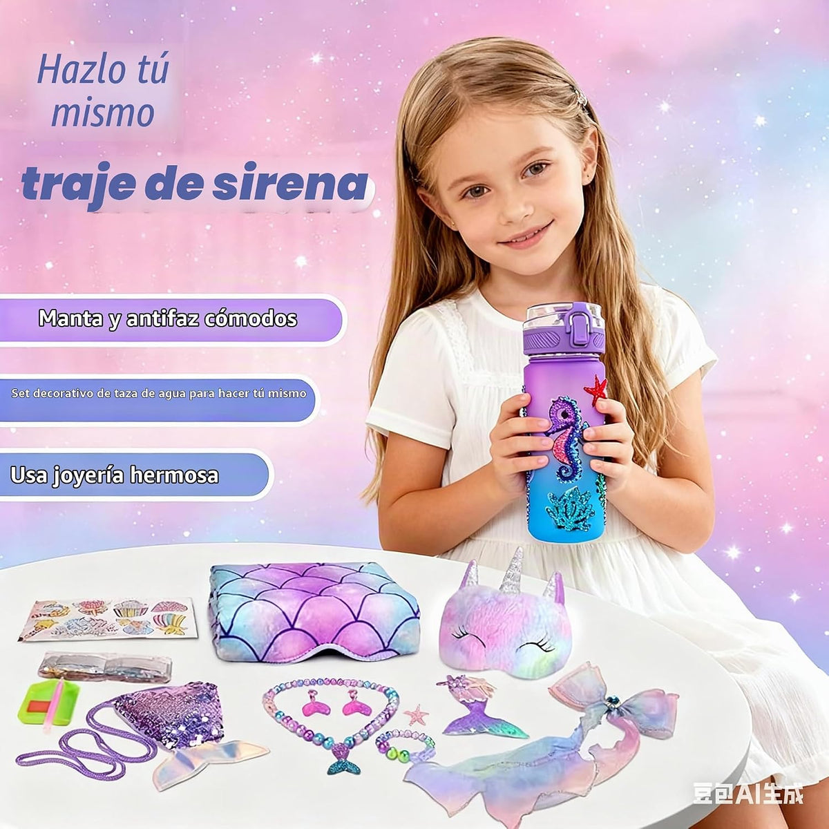 Manta de cola de sirena para niñas, regalos de regreso a la escuela