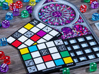 Juego de mesa Sagrada | Juego familiar para niños y adultos | Juego de estrategia de selección y colocación de dados | A partir de 10 años | 1 a 4 jugadores | por Floodgate Games