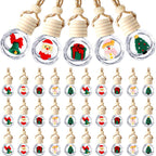 50 unids coche difusor botella vacía a granel Navidad colgante ambientador botella