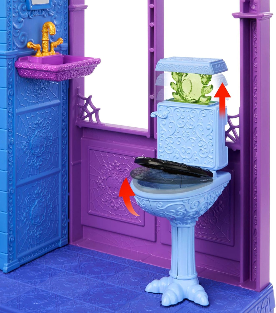 Monster High Boo-tique Hotel Casa de Muñecas, juego plegable con so...