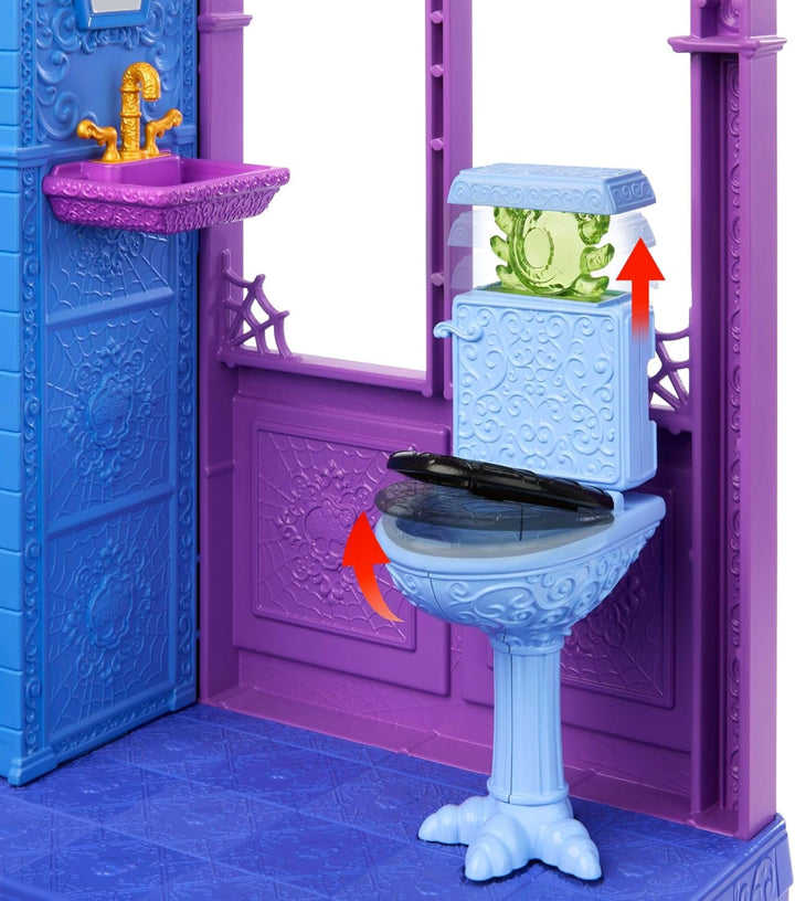Monster High Boo-tique Hotel Casa de Muñecas, juego plegable con so...