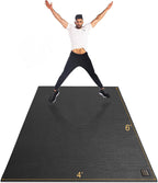 GXMMAT Large Exercise Mat 6'x4'/6'x5'/6'x6'(7mm)