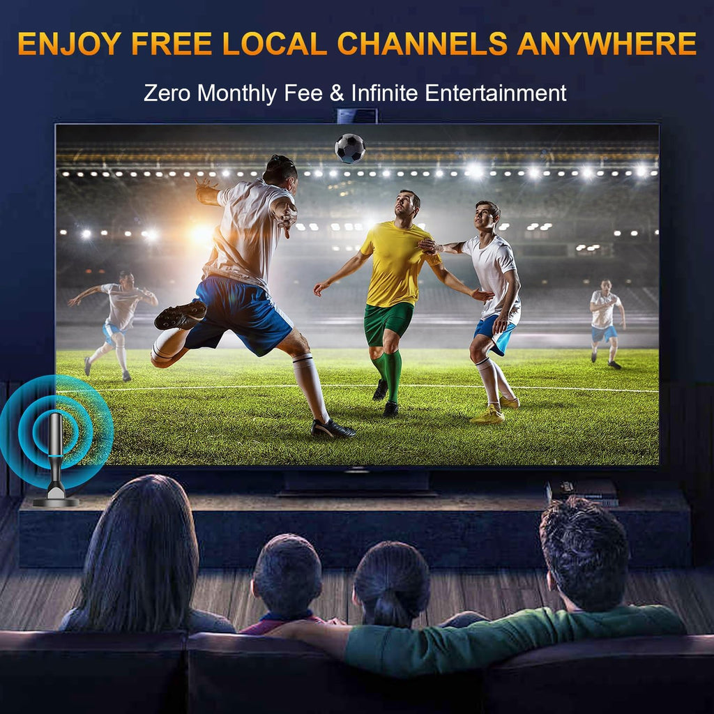 Antena de TV para canales locales, Antena digital para TV inteligente interior 4K HD