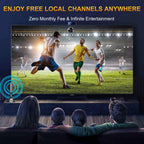 Antena de TV para canales locales, Antena digital para TV inteligente interior 4K HD